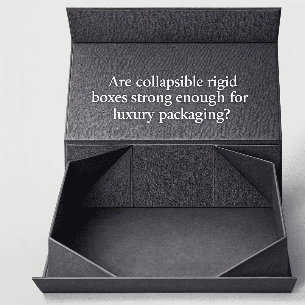 Are collapsible rigid boxes strong enough for luxury packaging?